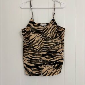 Nine West Animal Print Camisole Top